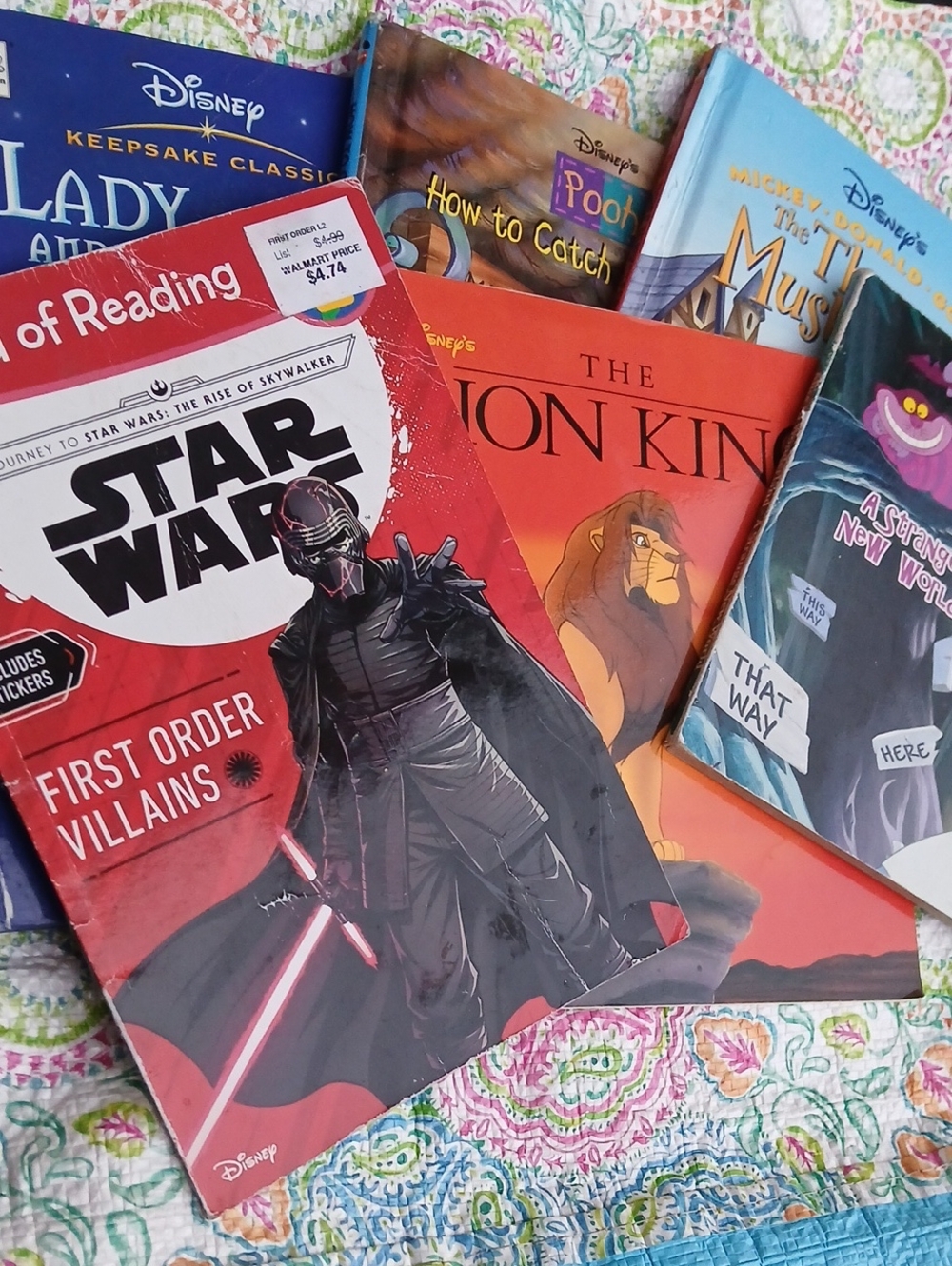 Disney Books Set Of 6 As Is